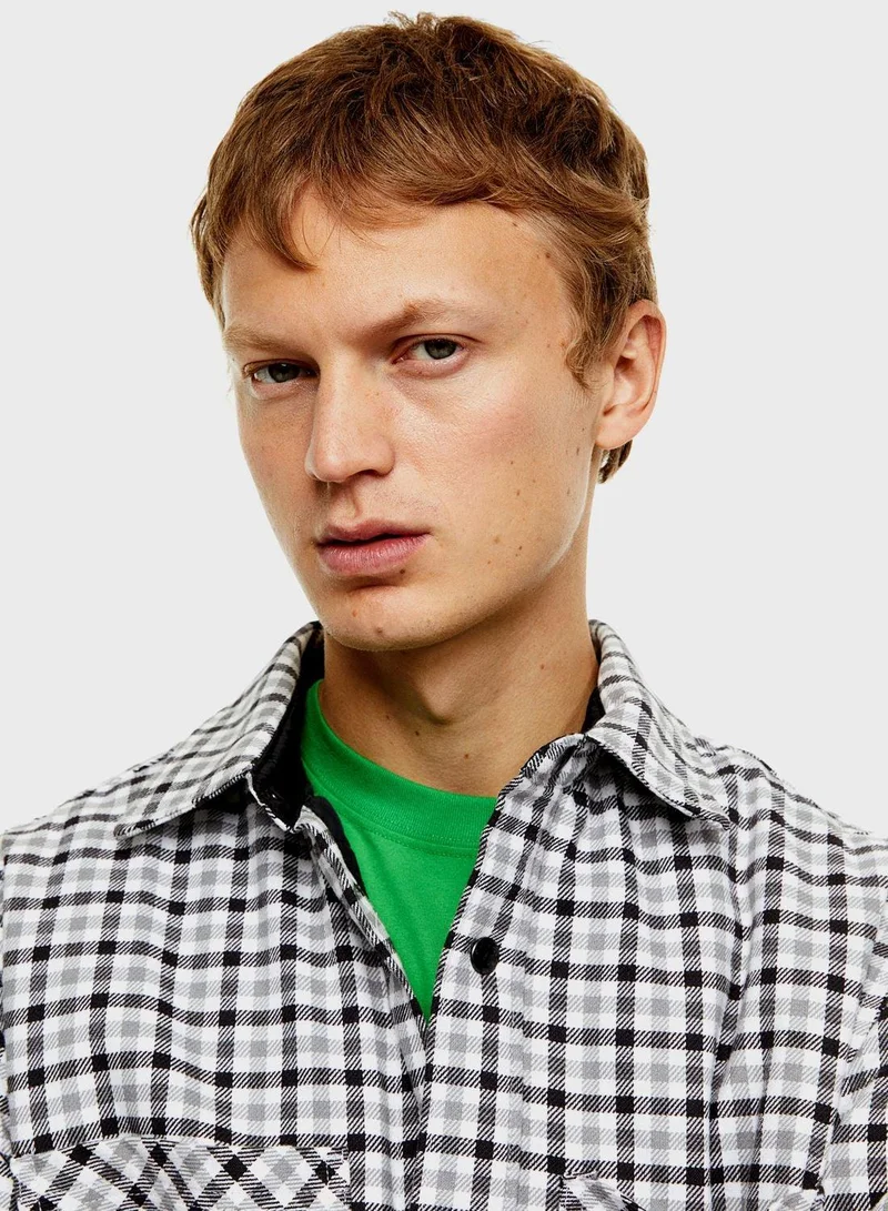 H&M  Checked Regular Fit Shirt for Men | Best Price UAE